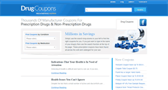Desktop Screenshot of drugcoupons.com