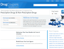 Tablet Screenshot of drugcoupons.com